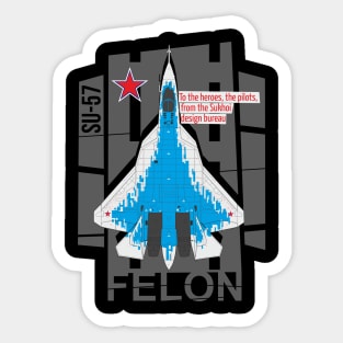 Sukhoi Su-57 Russian multirole fighter Sticker